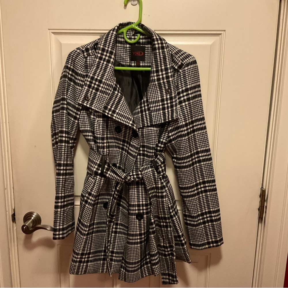 Yoki women’s plaid coat